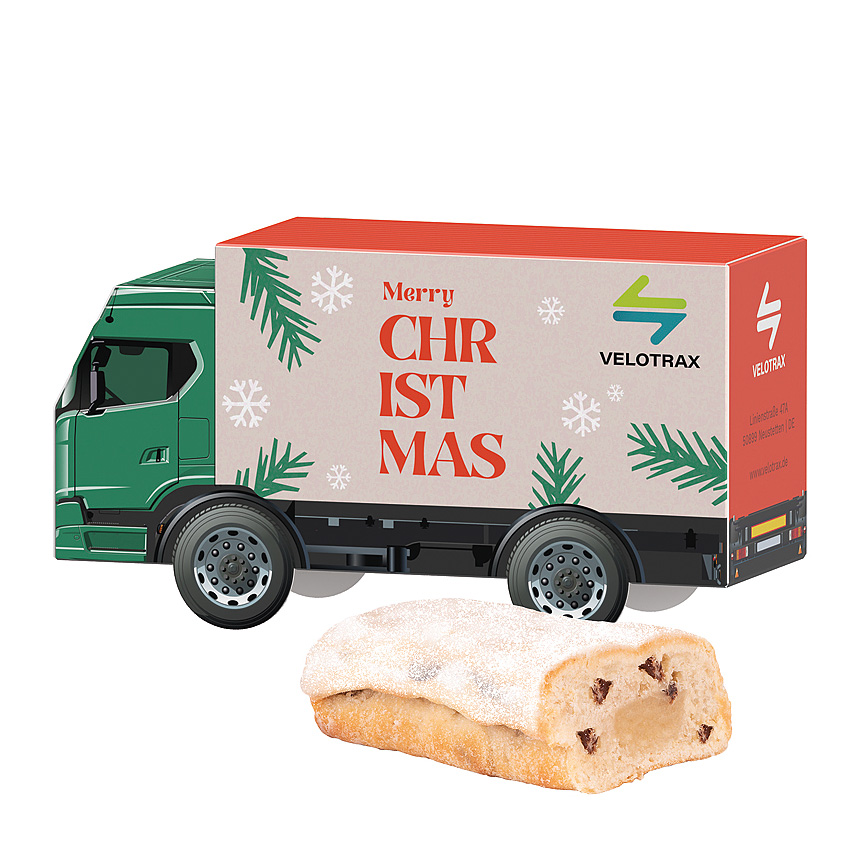 3D present truck, mini stollen - 