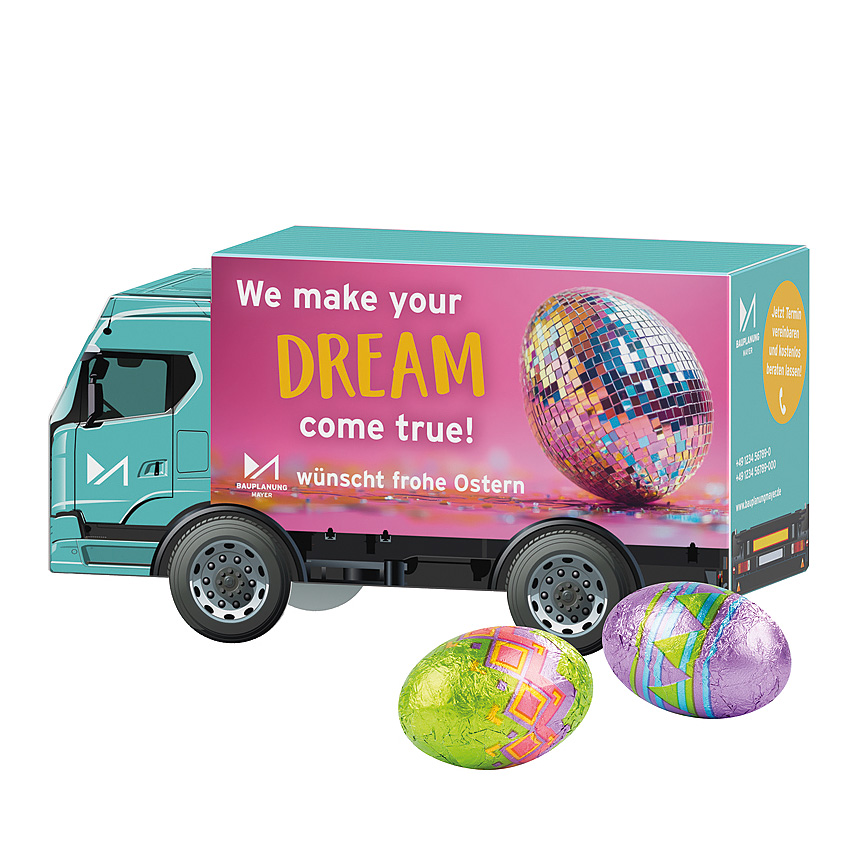 3D Pr&auml;sent LKW Ostern - 