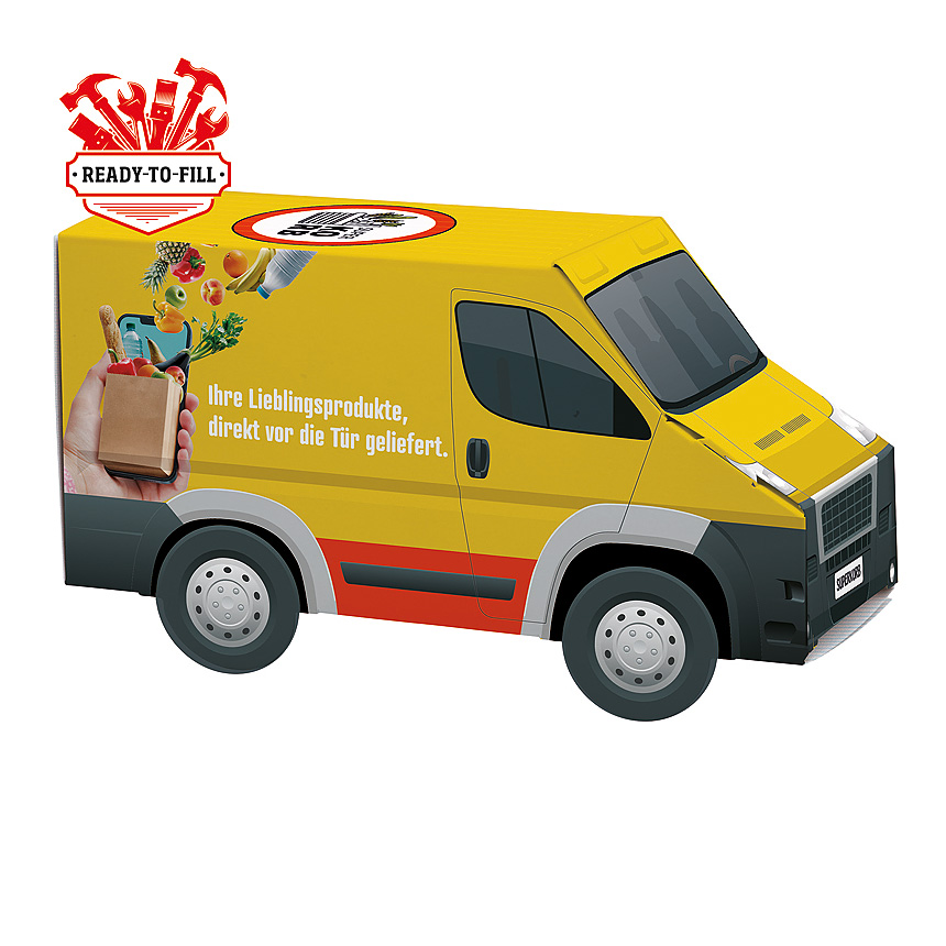 3D present van, filling provided by the customer - 3D present van, filling provided by the customer -