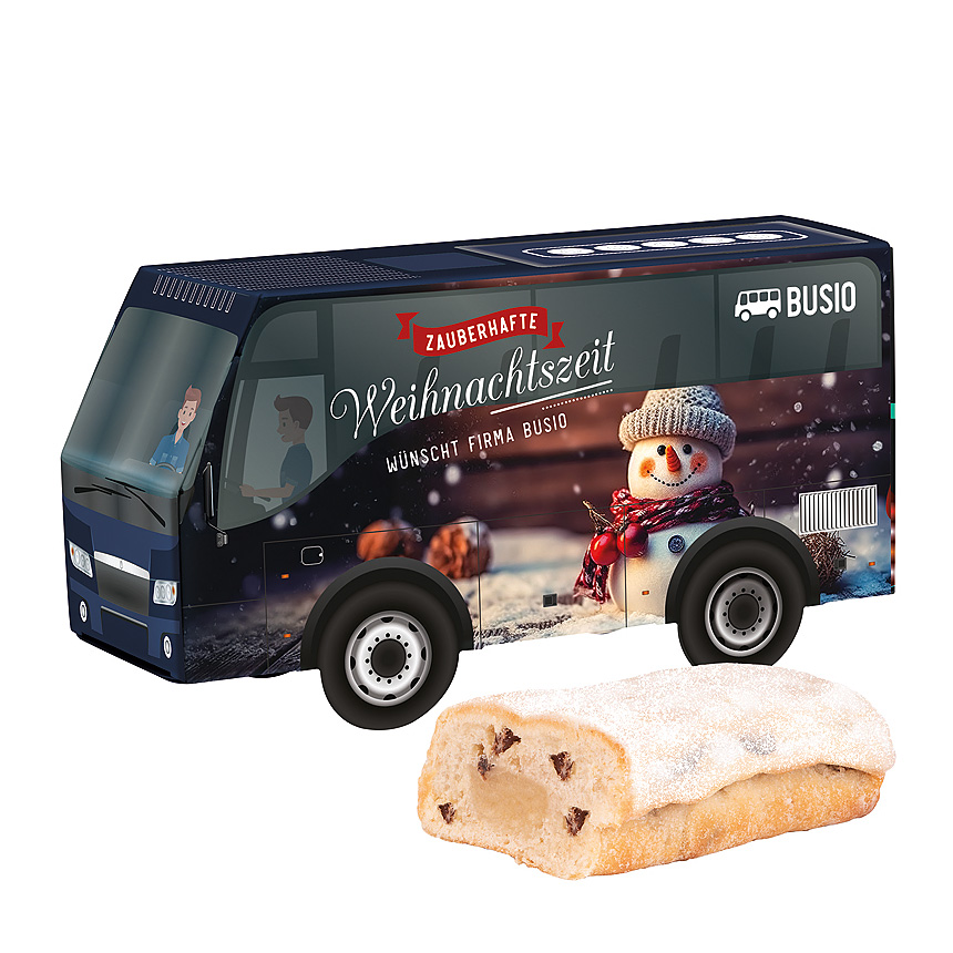 3D present bus, mini stollen - 