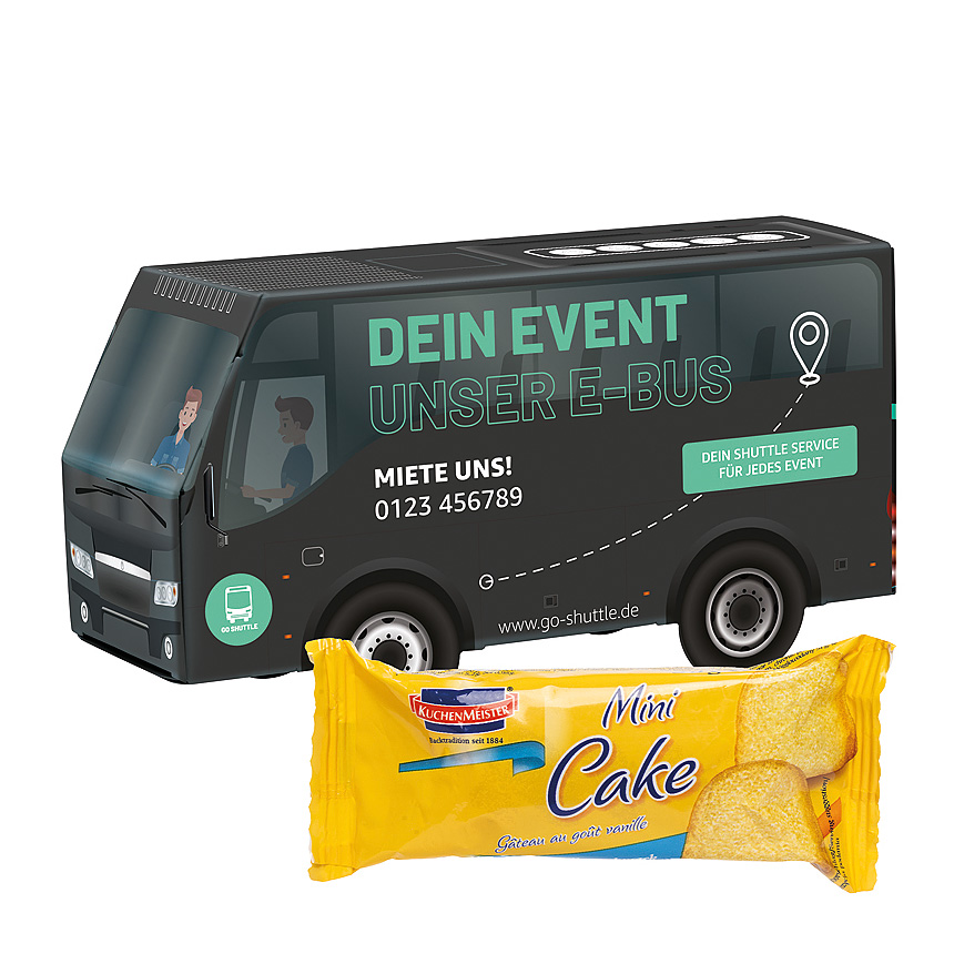 3D dárkový autobus, KuchenMeister mini dortík - 
