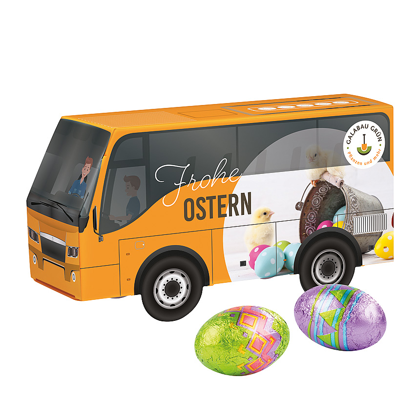 3D Pr&auml;sent Bus Ostern - 