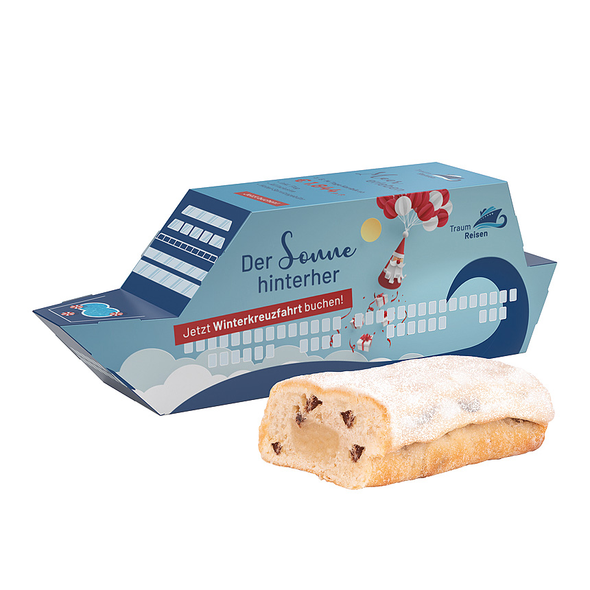 3D present ship, mini stollen - 