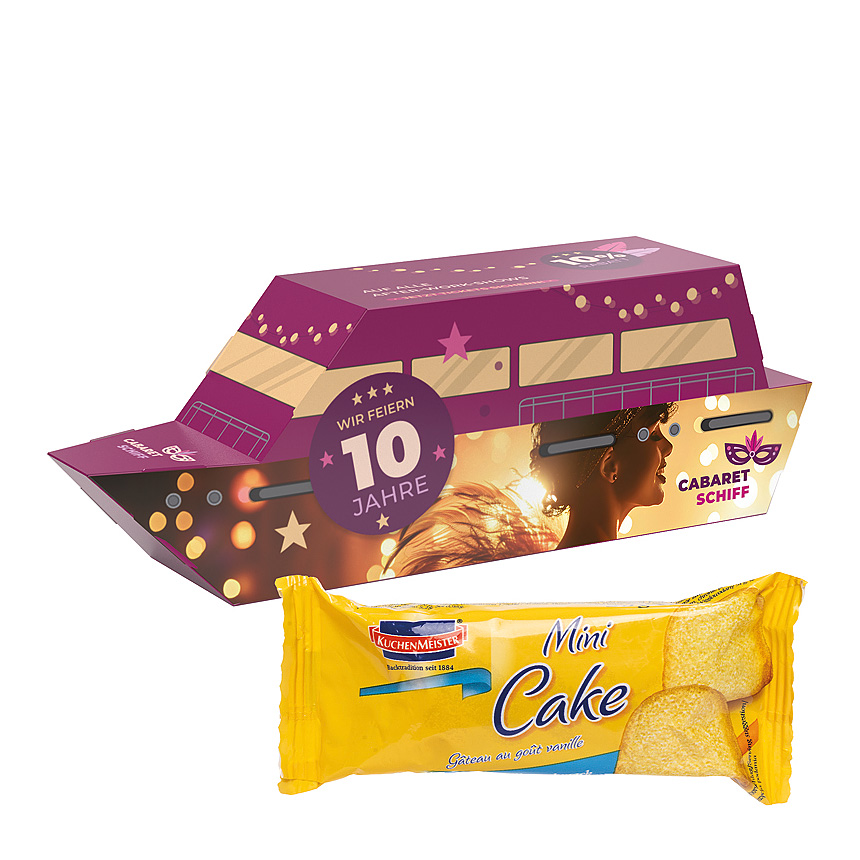 3D dárková loď, KuchenMeister mini dortík - 