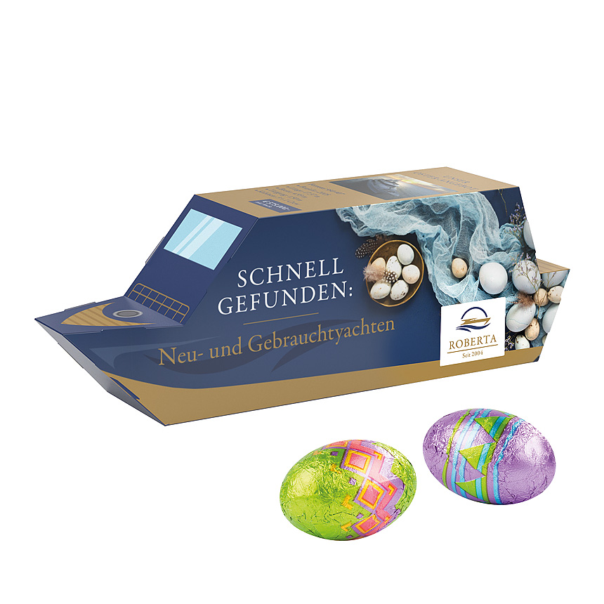 3D present ship, Klett Easter eggs - 