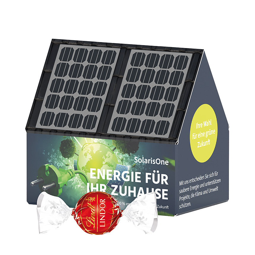 3D Pr&auml;sent Haus Schokolade - 