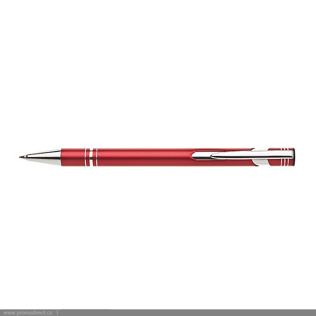 LIMET kovové kuličkové pero - červená