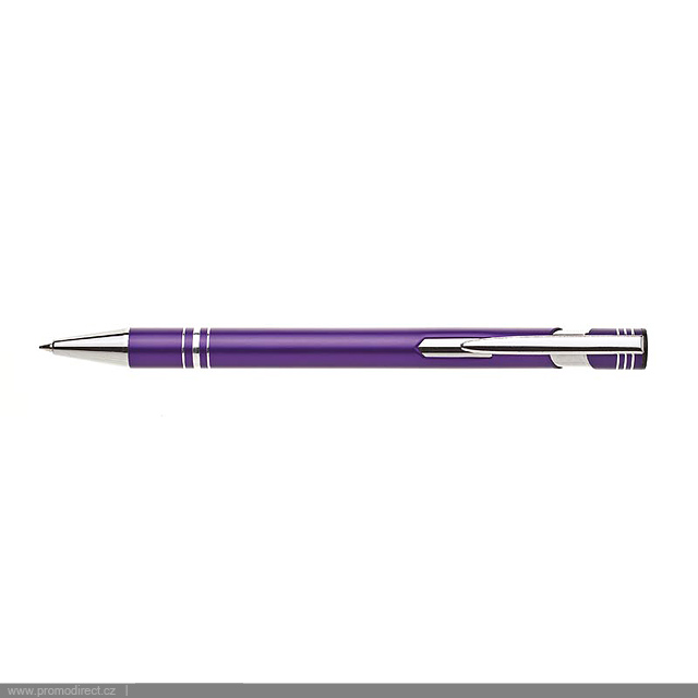 LIMET kovové kuličkové pero - fialová