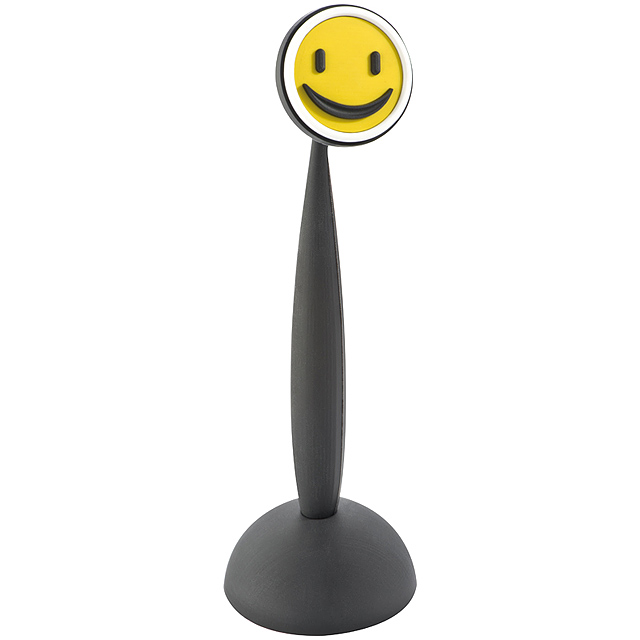 Ball pen with smile - black