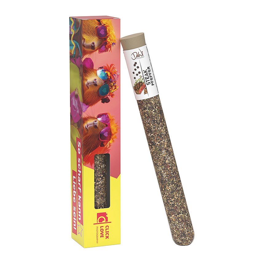 Reklamn&iacute; stick M, DeWi steakov&yacute; pepř - 