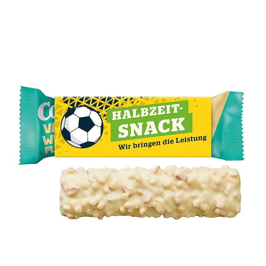 Corny proteinov&aacute; tyčinka crunchy vanilka & b&iacute;l&aacute; čokol&aacute;da - 