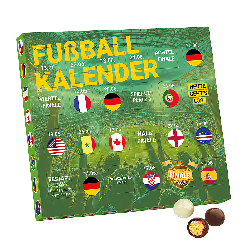 Event calendar XS Brandt crunchy balls black & white - 