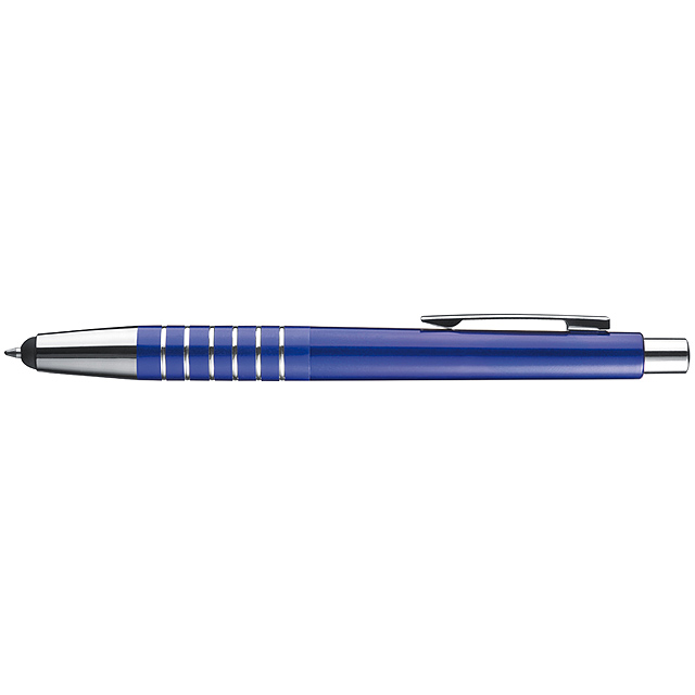 Dotykové guľôčkové pero - modrá
