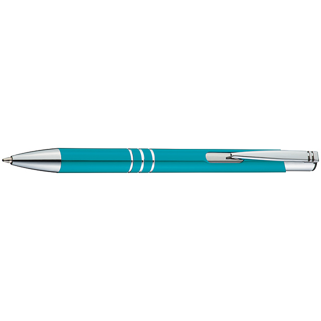 Metal ball pen - turquoise