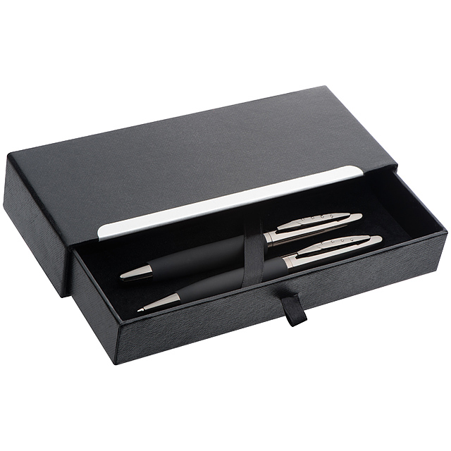 Mark Twain writing set - black