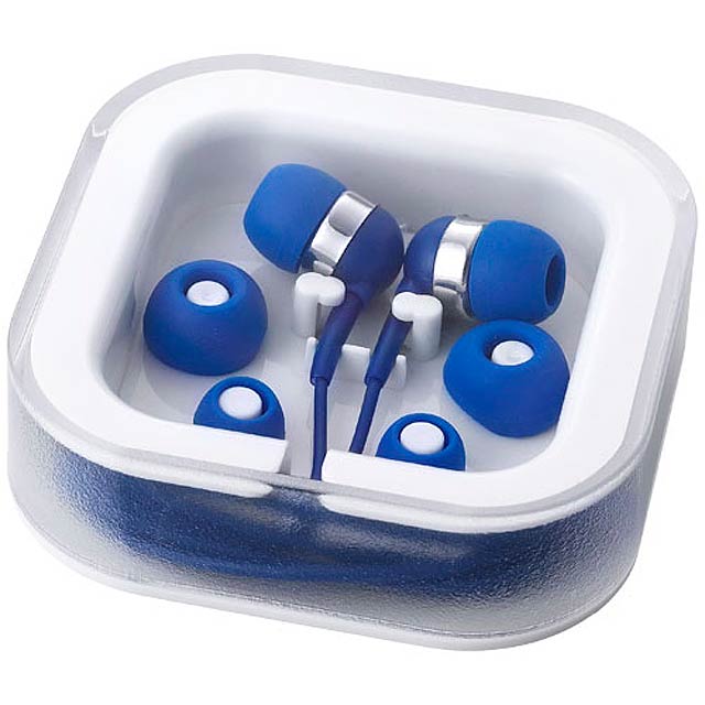 Sargas earbuds with microphone - royal blue