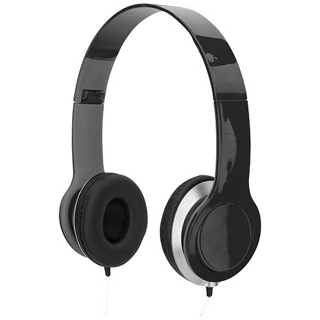 Cheaz foldable headphones - black