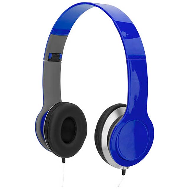 Cheaz foldable headphones - blue