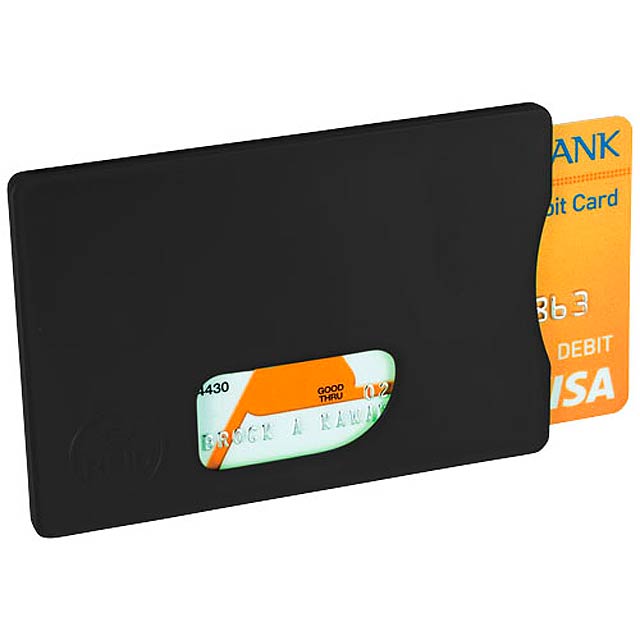 Zafe RFID credit card protector - black