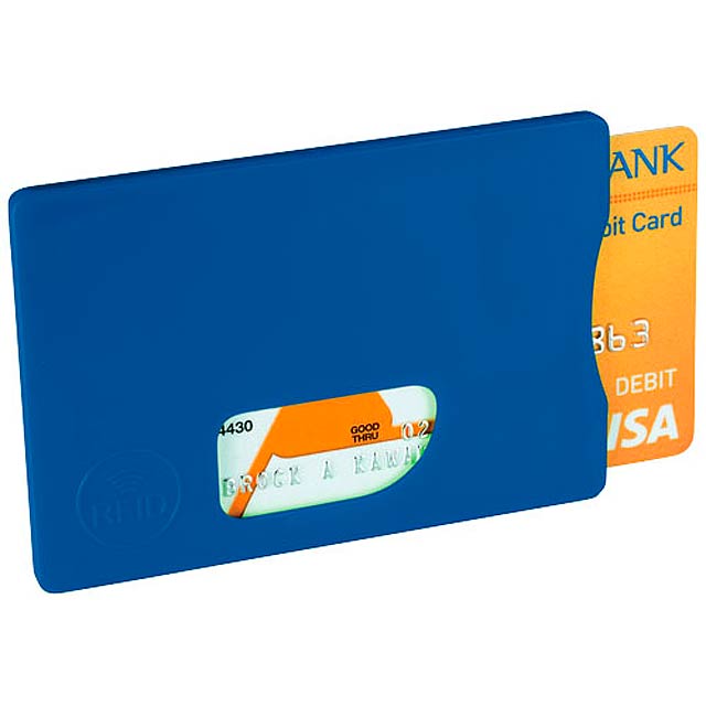 Zafe RFID credit card protector - royal blue