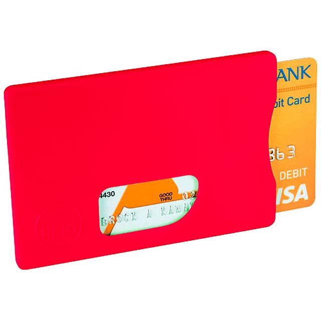 Zafe RFID credit card protector - red