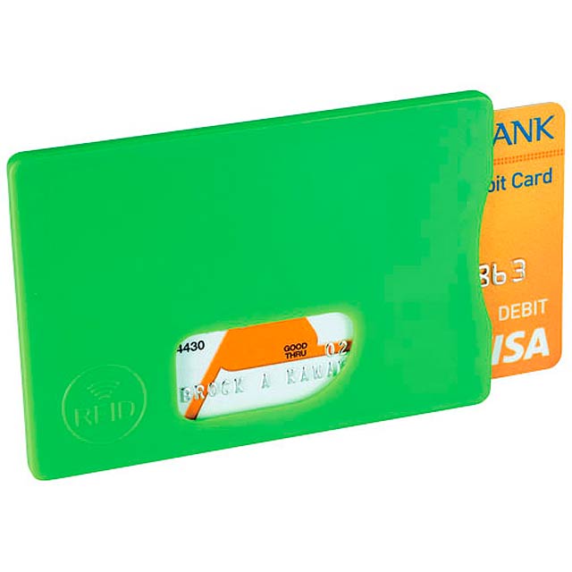 Zafe RFID credit card protector - lime