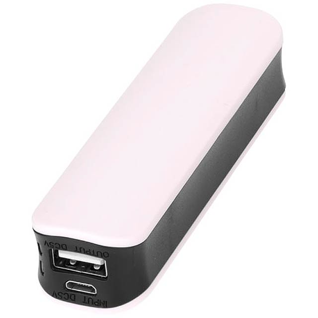 Edge 2000 mAh power bank - white