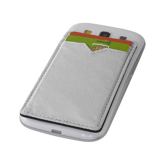Dvoupřihrádková peněženka RFID - stříbrná