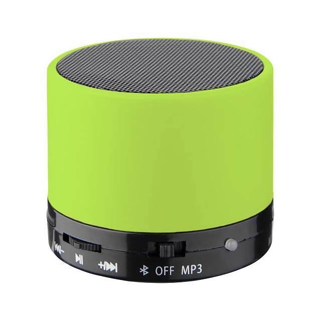 Duck cylinder Bluetooth® speaker with rubber finish - lime