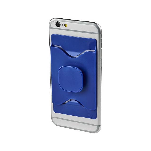 Purse mobile phone holder with wallet - blue