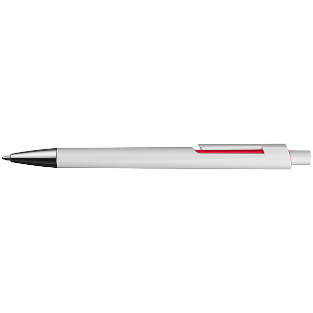 Plastic ball pen - red