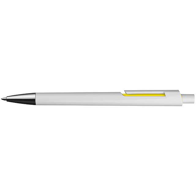 Plastic ball pen - yellow