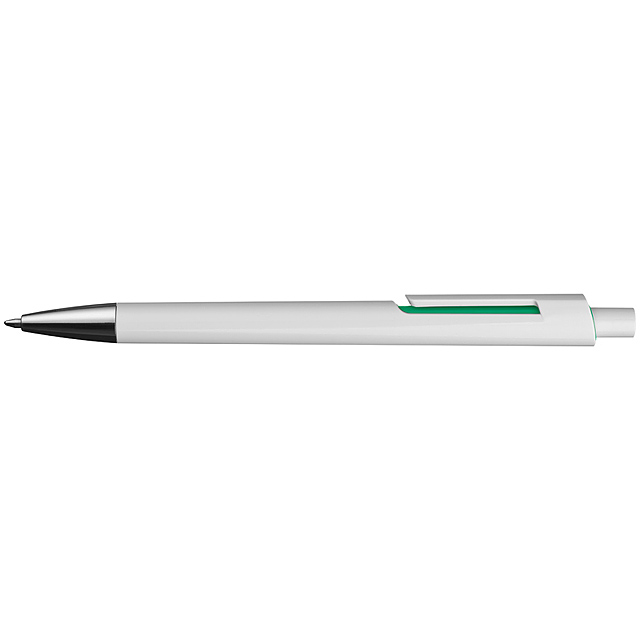Plastové guľôčkové pero - zelená