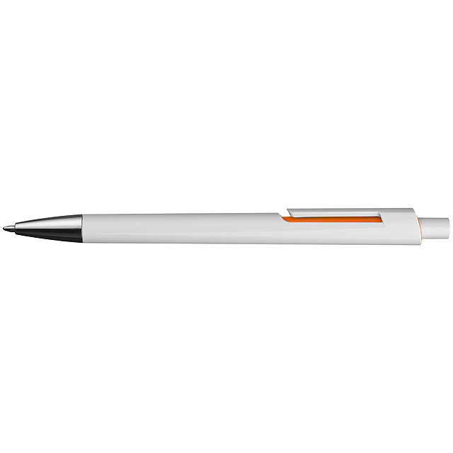 Plastic ball pen - orange