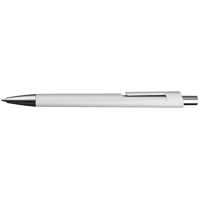 Plastic ball pen - white