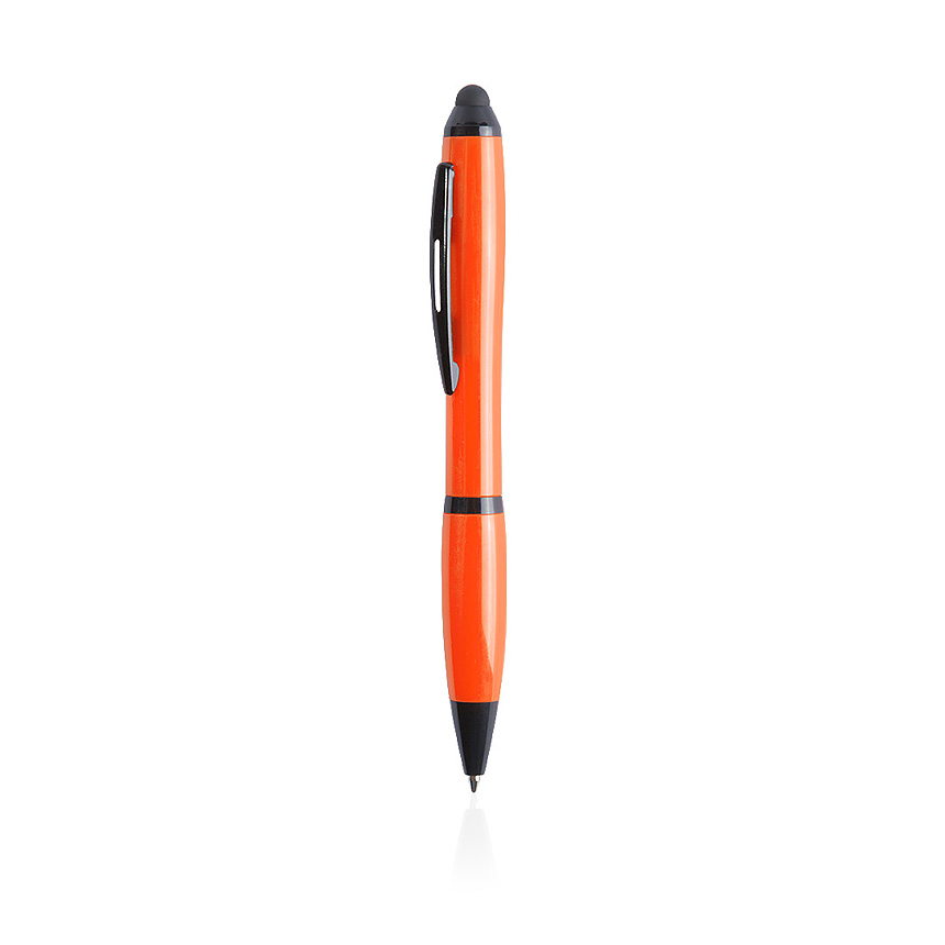 Lombys - Kuličkové pero s dotykovým stylusem - oranžová
