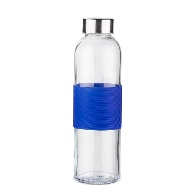 Skleněná lahev GLASSI 520 ml - modrá