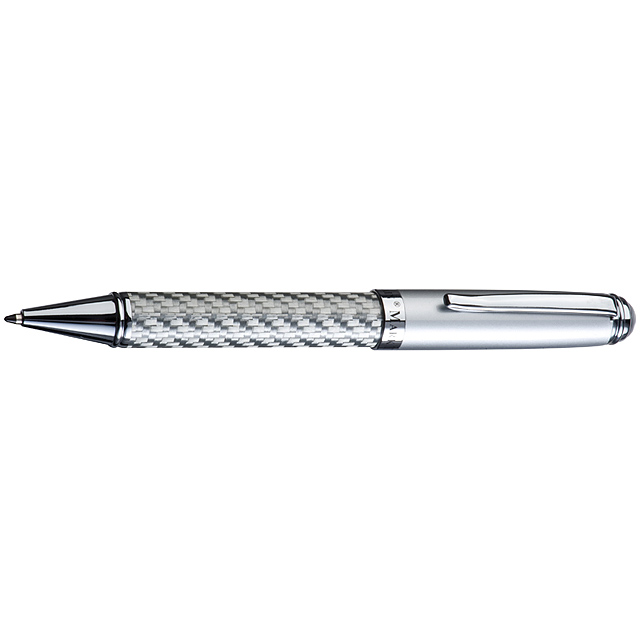 Mark Twain ball pen Columbia in carbon design - grey