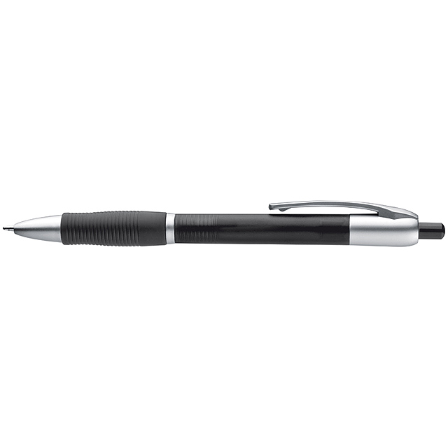 Plastové pero s rukoväťou - čierna