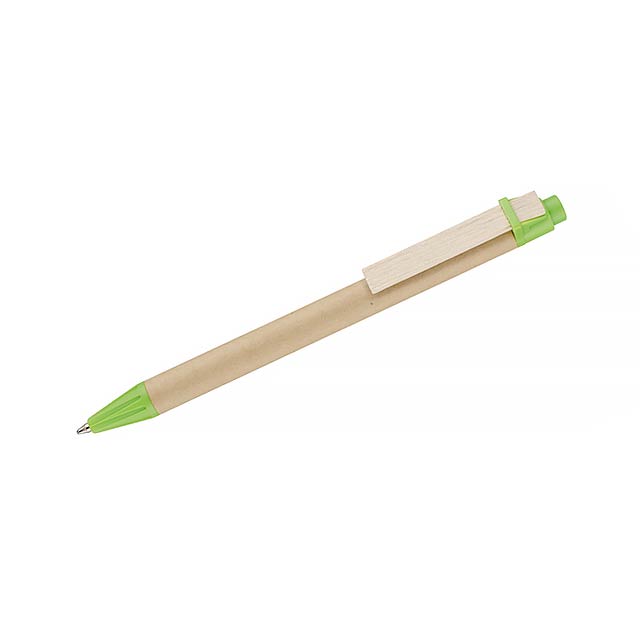 Kuličkové pero KNOCK DOWN - zelená