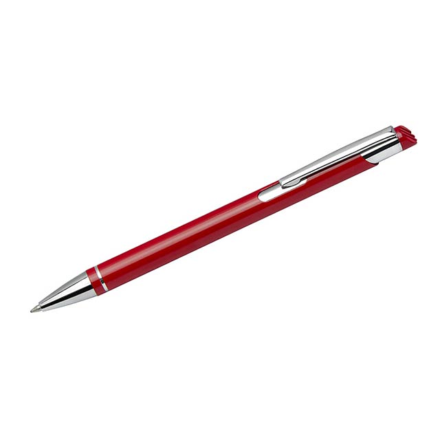 Kuličkové pero DOT - červená