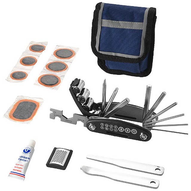 Wheelie bicycle repair kit - blue