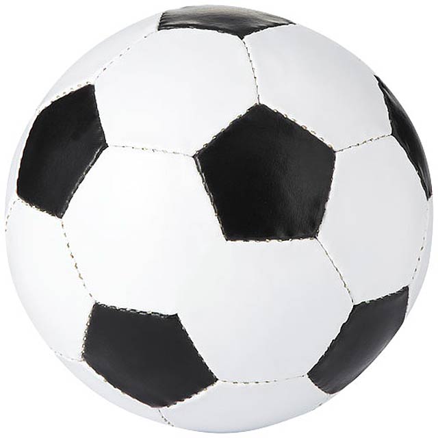 Fotbalový míč Curve - bílá/černá