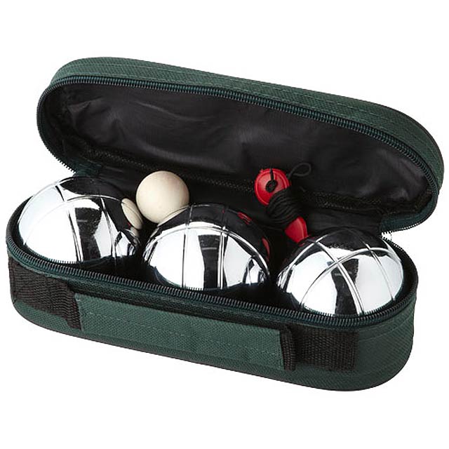 Jose 3-ball pétanque set - green