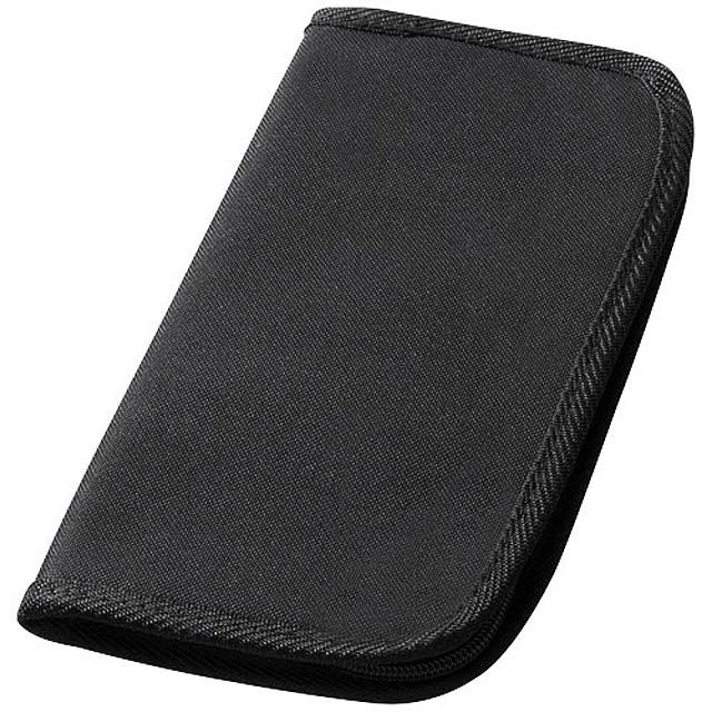 Bilbao travel wallet - black