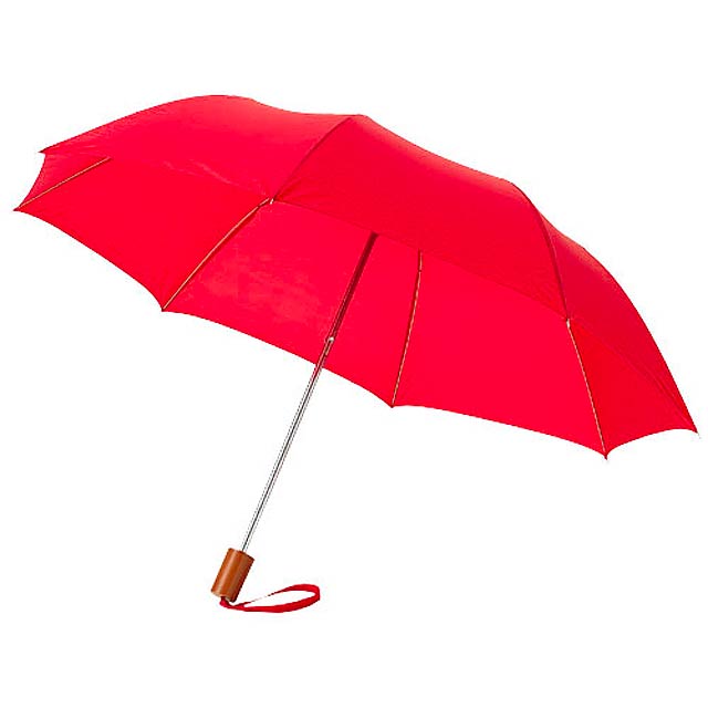 Oho 20" foldable umbrella - red