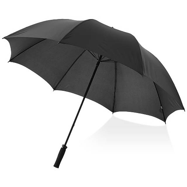 30” golfový deštník Yfke s držadlem z materiálu EVA - černá