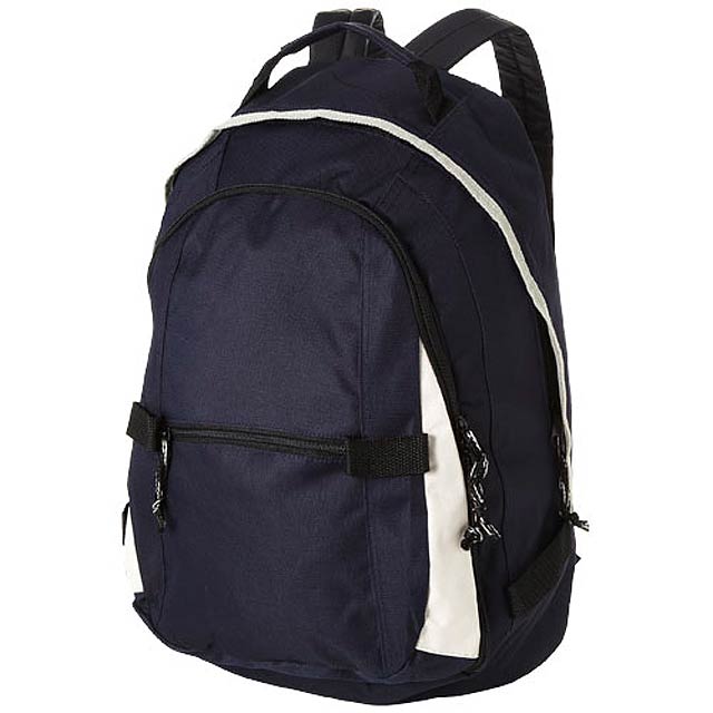 Colorado covered zipper backpack 22L - beige/blue