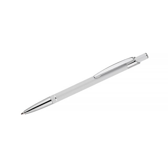 Kuličkové pero SLIM - biela