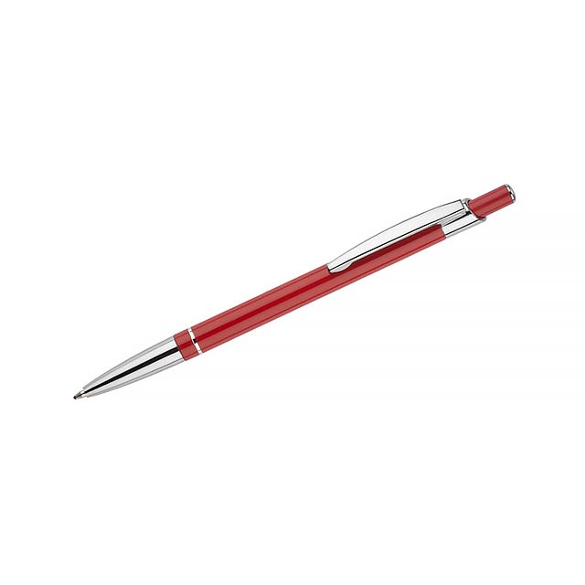 Kuličkové pero SLIM - červená